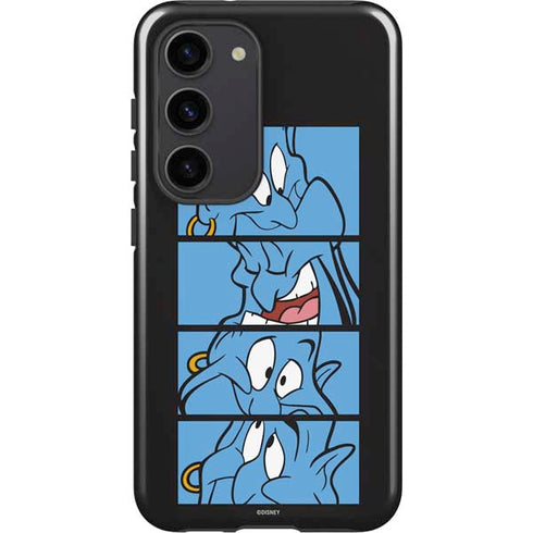 Disney Aladdin Genie Faces Grid Galaxy S23 Pro Case