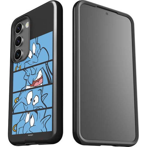 Disney Aladdin Genie Faces Grid Galaxy S23 Pro Case