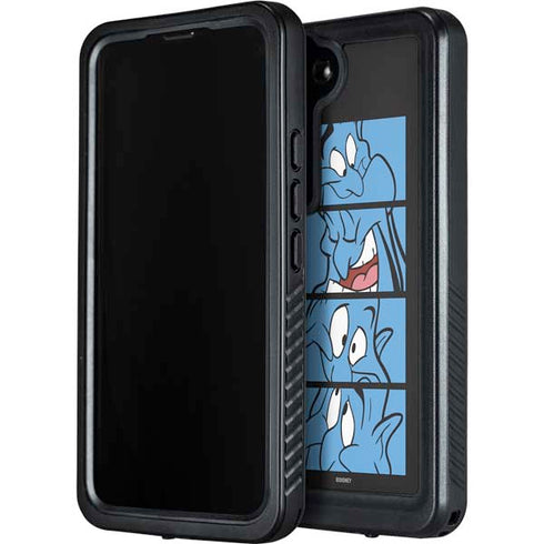 Disney Aladdin Genie Faces Grid Galaxy S23 Waterproof Case