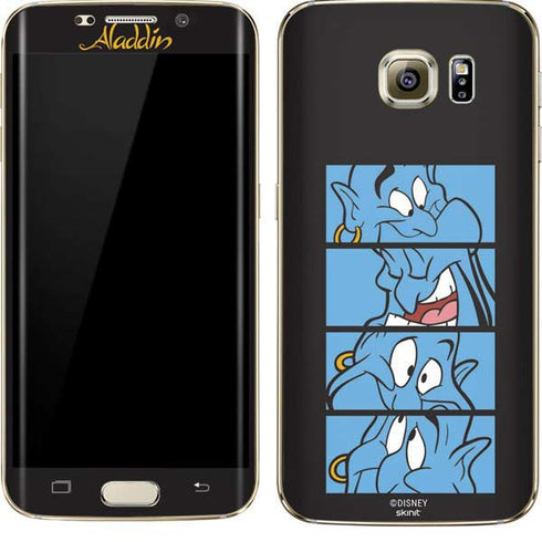 Disney Aladdin Genie Faces Grid Galaxy S7 Edge Skin