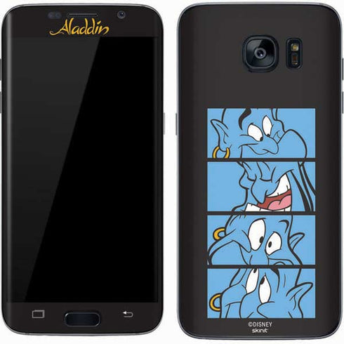 Disney Aladdin Genie Faces Grid Galaxy S7 Skin