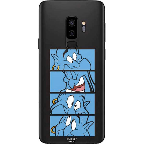 Disney Aladdin Genie Faces Grid Galaxy S9 Plus Skin
