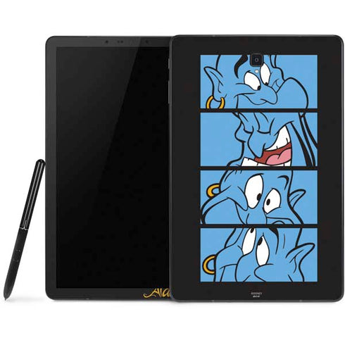Disney Aladdin Genie Faces Grid Samsung Galaxy Tab Skin