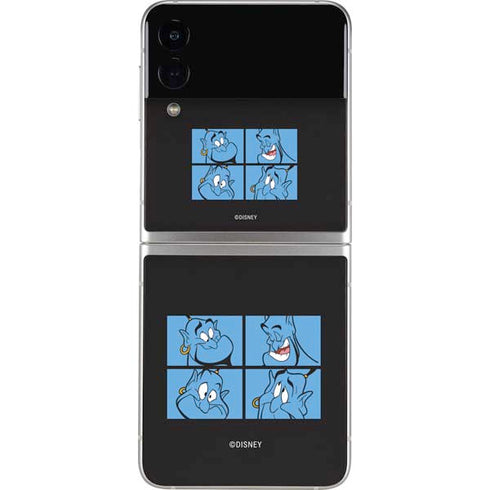 Disney Aladdin Genie Faces Grid Galaxy Z Flip3 5G Skin