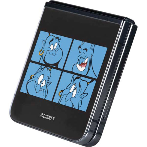 Disney Aladdin Genie Faces Grid Galaxy Z Flip5 5G Skin