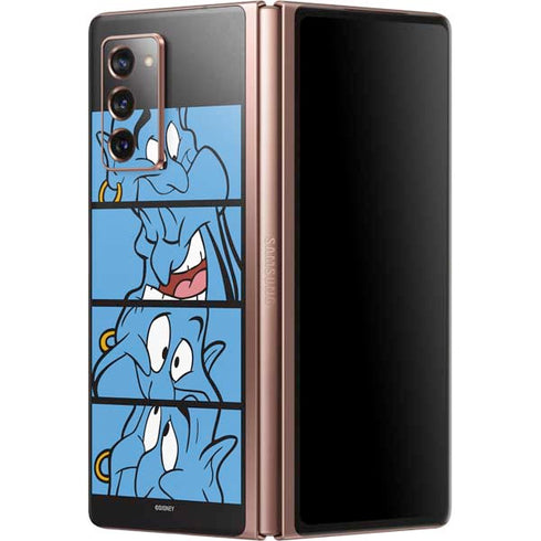 Disney Aladdin Genie Faces Grid Galaxy Z Fold2 5G Skin