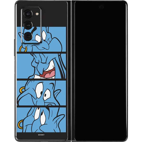 Disney Aladdin Genie Faces Grid Galaxy Z Fold2 5G Skin