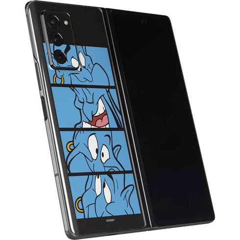 Disney Aladdin Genie Faces Grid Galaxy Z Fold2 5G Skin