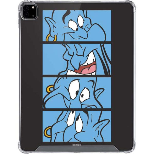 Disney Aladdin Genie Faces Grid iPad Pro 12.9in (2020) Clear Case