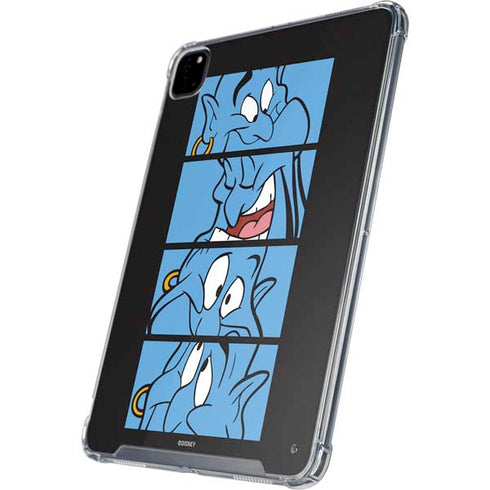 Disney Aladdin Genie Faces Grid iPad Pro 12.9in (2020) Clear Case