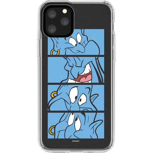 Disney Aladdin Genie Faces Grid iPhone 11 Pro Clear Case