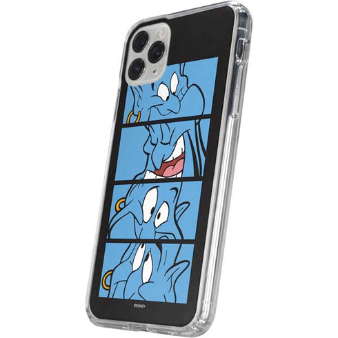 Disney Aladdin Genie Faces Grid iPhone 11 Pro Clear Case