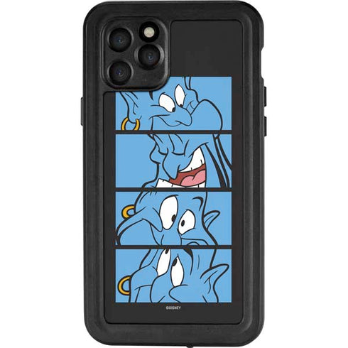 Disney Aladdin Genie Faces Grid iPhone 11 Pro Waterproof Case