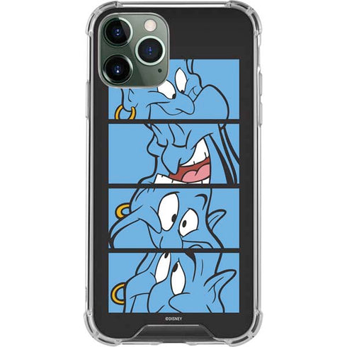 Disney Aladdin Genie Faces Grid iPhone 12 Pro Clear Case