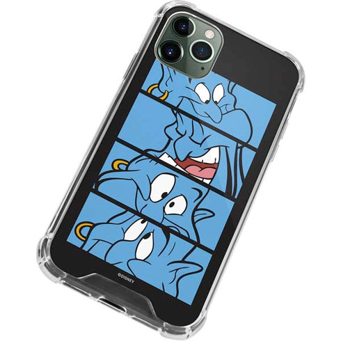 Disney Aladdin Genie Faces Grid iPhone 12 Pro Clear Case