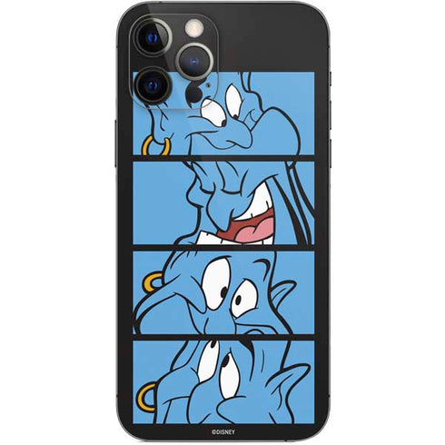 Disney Aladdin Genie Faces Grid iPhone 12 Pro Skin