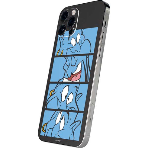 Disney Aladdin Genie Faces Grid iPhone 12 Pro Skin