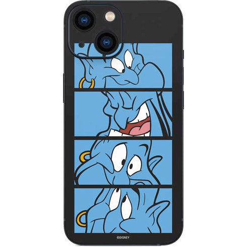 Disney Aladdin Genie Faces Grid iPhone 13 Mini Skin