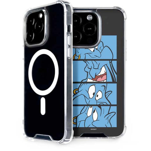 Disney Aladdin Genie Faces Grid iPhone 13 Pro MagSafe Case