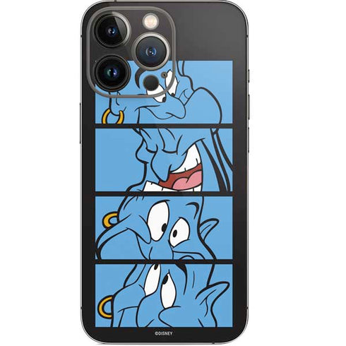 Disney Aladdin Genie Faces Grid iPhone 13 Pro Skin