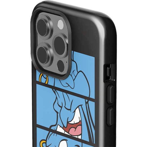 Disney Aladdin Genie Faces Grid iPhone 15 Pro Impact Case