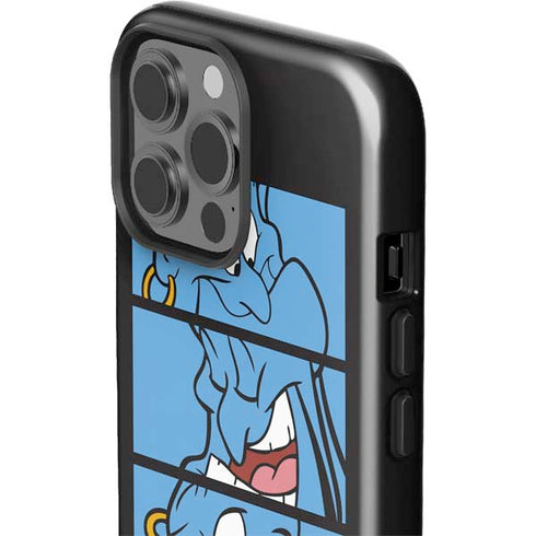 Disney Aladdin Genie Faces Grid iPhone 15 Pro Max Impact Case