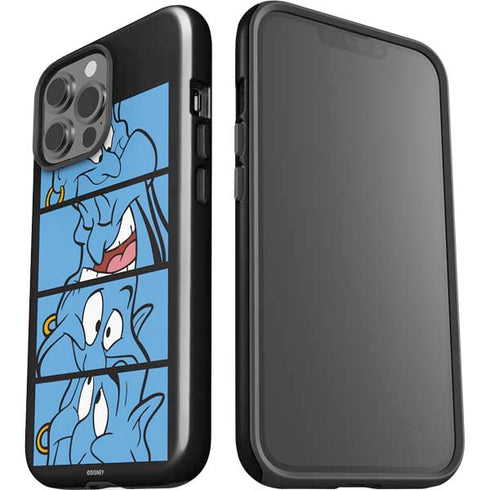 Disney Aladdin Genie Faces Grid iPhone 15 Pro Max Impact Case