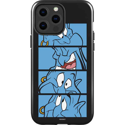 Disney Aladdin Genie Faces Grid iPhone 14 Pro Max Impact Case