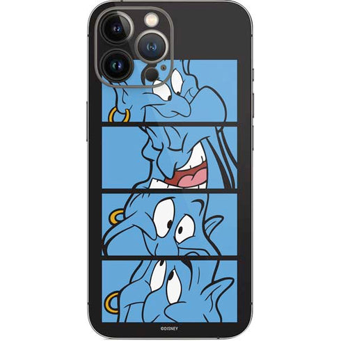 Disney Aladdin Genie Faces Grid iPhone 14 Pro Max Skin