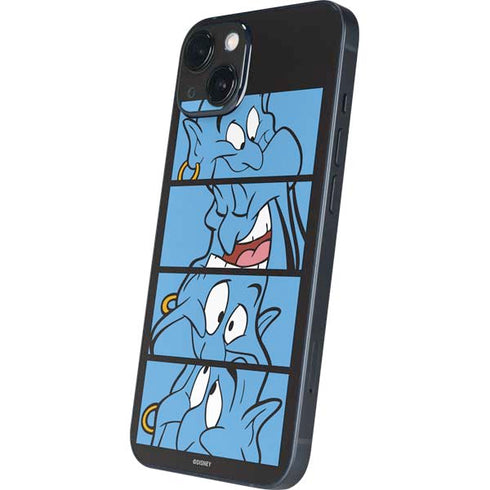 Disney Aladdin Genie Faces Grid iPhone 14 Skin