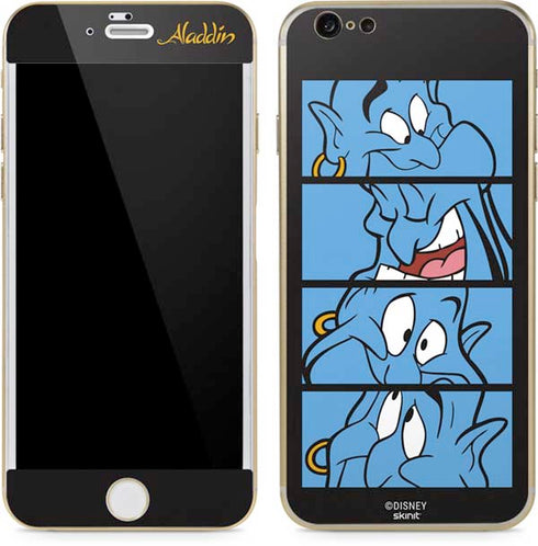 Disney Aladdin Genie Faces Grid iPhone 6/6s Skin