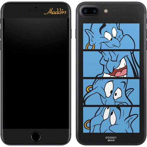 Disney Aladdin Genie Faces Grid iPhone 7 Plus Skin