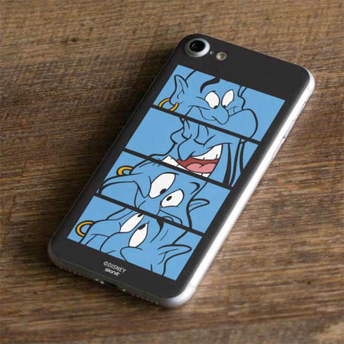 Disney Aladdin Genie Faces Grid iPhone 7 Skin