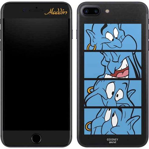 Disney Aladdin Genie Faces Grid iPhone 8 Plus Skin