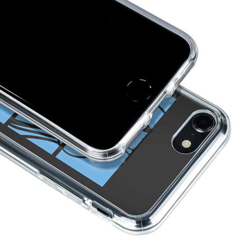 Disney Aladdin Genie Faces Grid iPhone SE (2nd & 3rd Gen) Clear Case