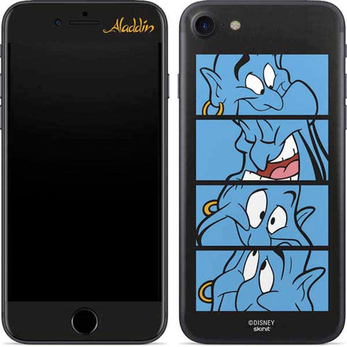 Disney Aladdin Genie Faces Grid iPhone SE (2nd & 3rd Gen) Skin