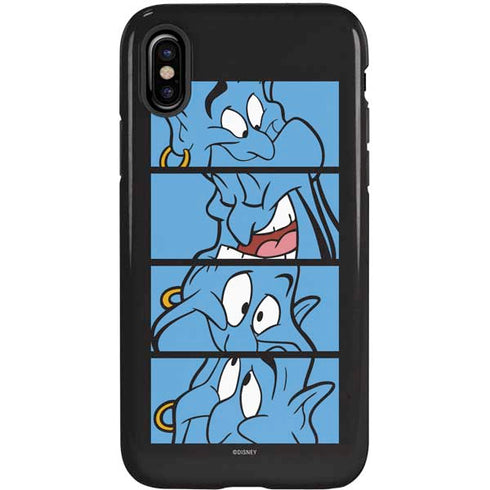 Disney Aladdin Genie Faces Grid iPhone XS Pro Case