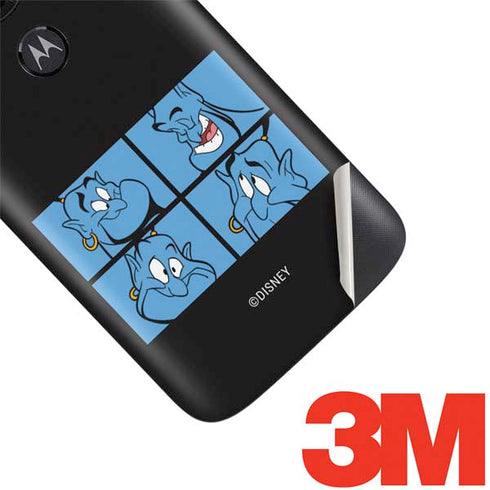 Disney Aladdin Genie Faces Grid Moto E5 Play Skin