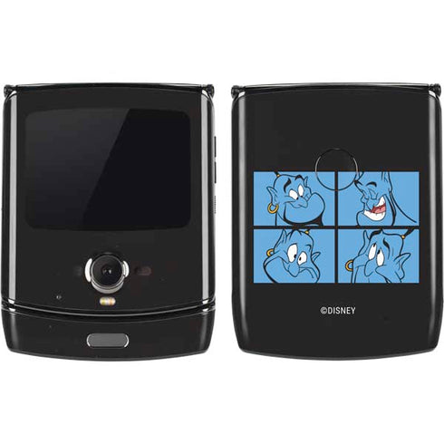 Disney Aladdin Genie Faces Grid Motorola RAZR Skin