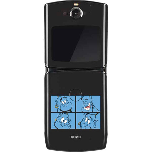 Disney Aladdin Genie Faces Grid Motorola RAZR Skin