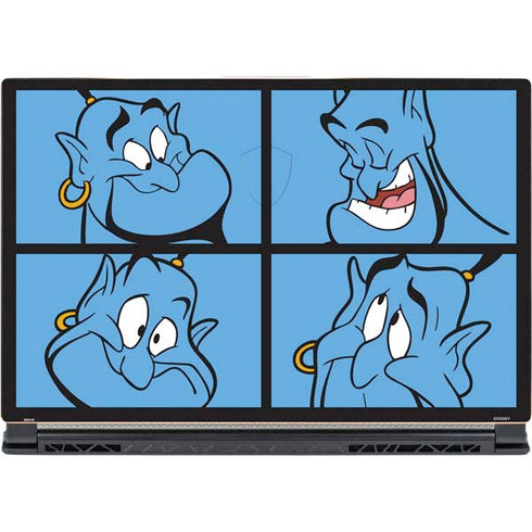 Disney Aladdin Genie Faces Grid MSI GS65 Stealth Laptop Skin