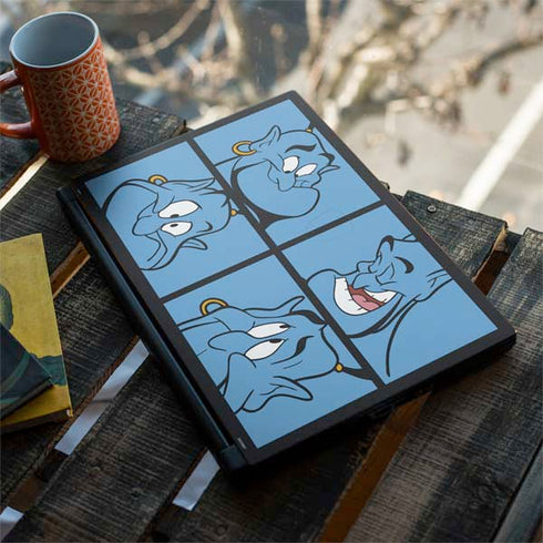 Disney Aladdin Genie Faces Grid MSI GS65 Stealth Laptop Skin