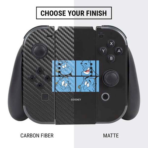 Disney Aladdin Genie Faces Grid Nintendo Switch Bundle Skin