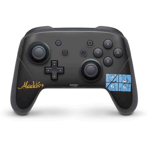Disney Aladdin Genie Faces Grid Nintendo Switch Pro Controller Skin