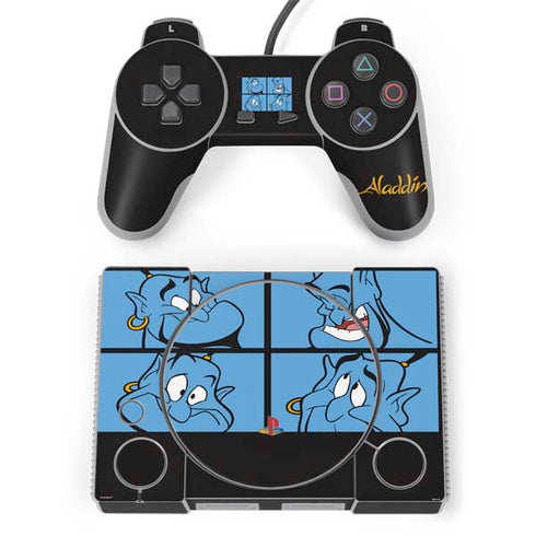 Disney Aladdin Genie Faces Grid PlayStation Classic Bundle Skin