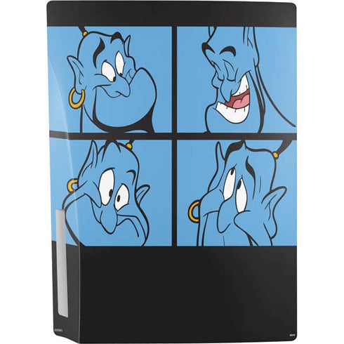Disney Aladdin Genie Faces Grid PS5 Console Skin