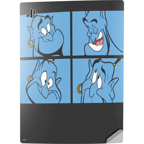 Disney Aladdin Genie Faces Grid PS5 Digital Edition Console Skin