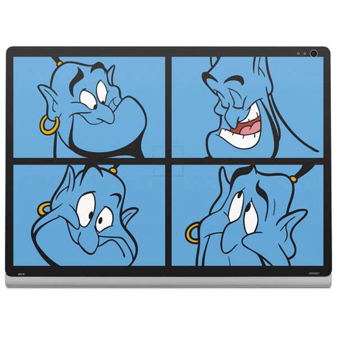 Disney Aladdin Genie Faces Grid Surface Book 2 13.5in Skin