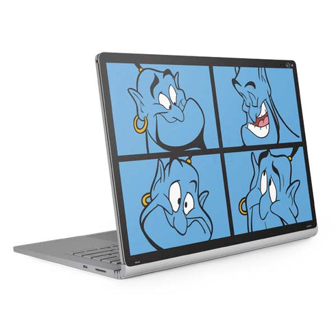 Disney Aladdin Genie Faces Grid Surface Book 2 15in Skin
