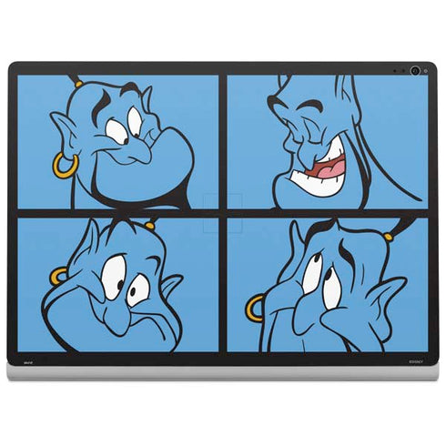 Disney Aladdin Genie Faces Grid Surface Book 2 15in Skin